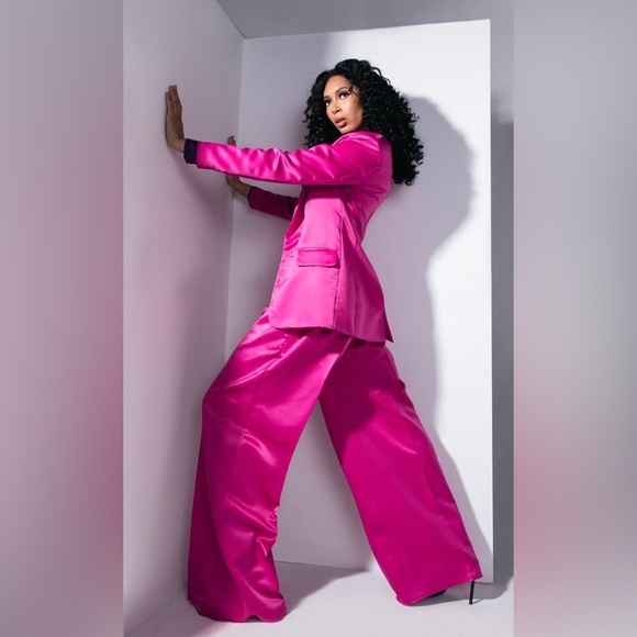 Satin Pink Pumps Sz IT 40.5 - Picture 6 of 16